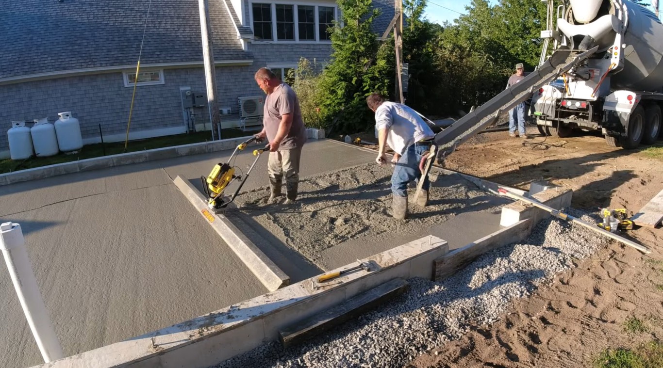 Concrete driveway installation by professional crew in Metairie, LA